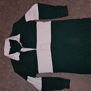 Classic Green and White Polo Shirt